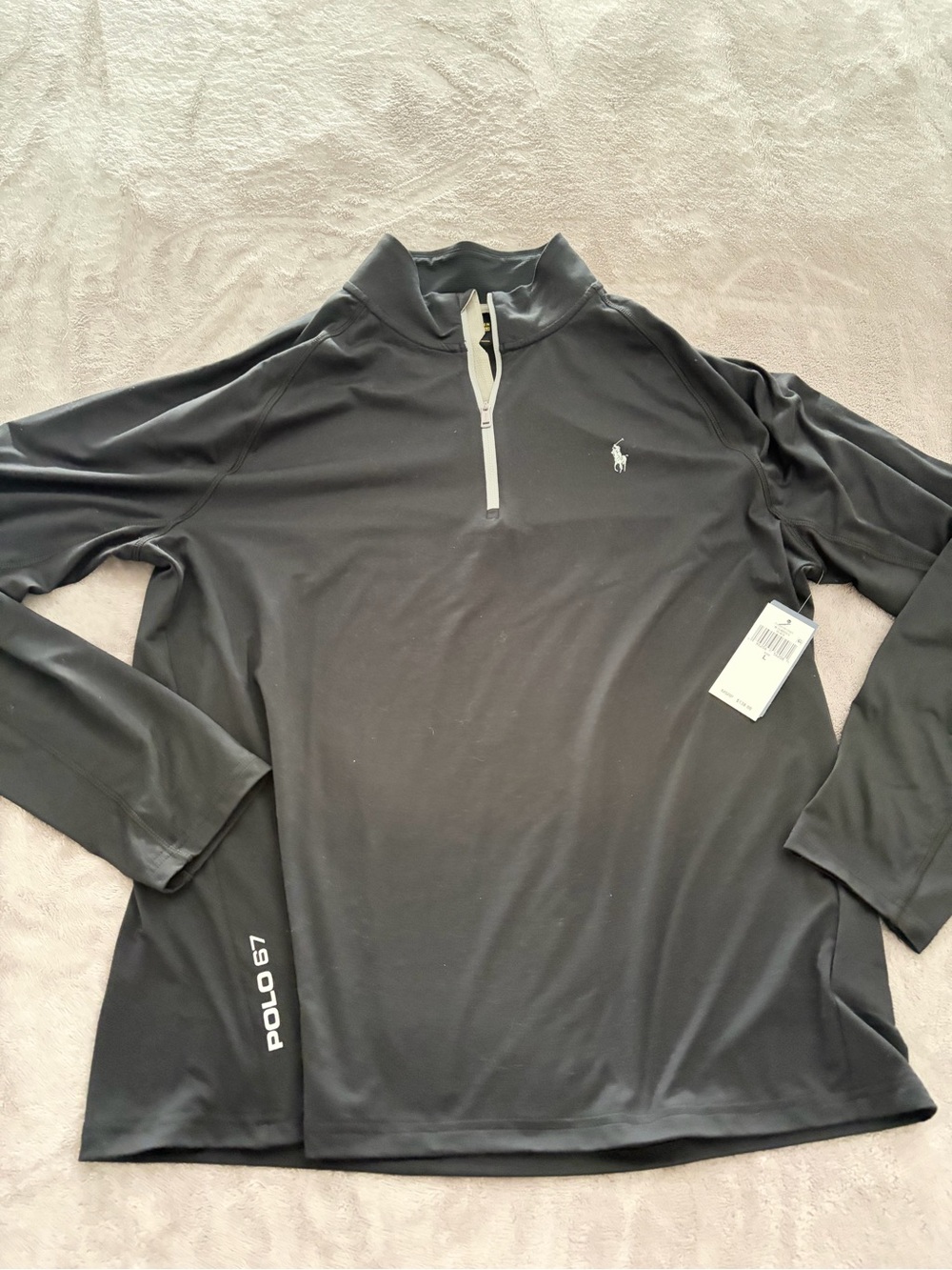Men’s Ralph Lauren Polo Performance Black Shirt brand new w Tag